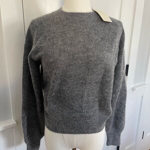 NWT DÔEN Marsena Sweater XXS Dark Heather Grey